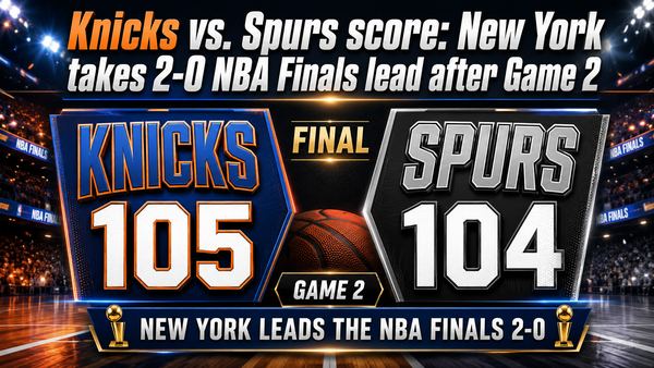 Knicks vs. Spurs score: New York takes 2-0 NBA Finals lead after Game 2