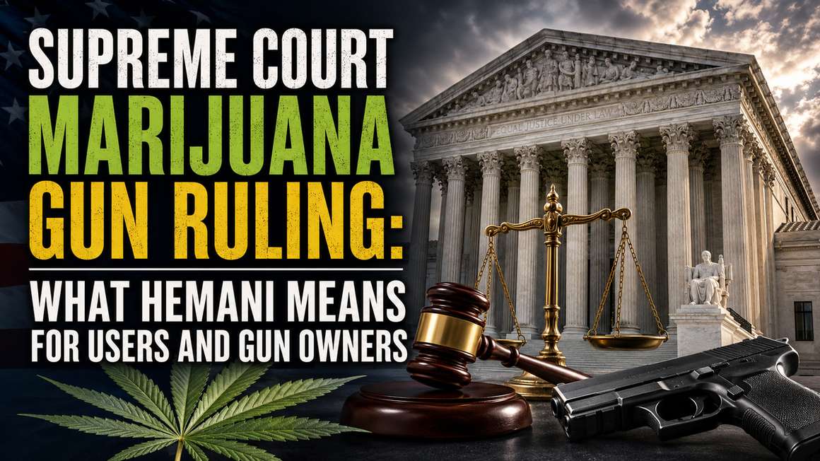Supreme Court Marijuana Gun Ruling: What Hemani Means for Users and Gun Owners