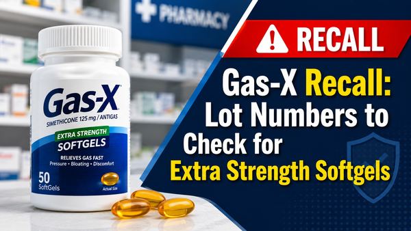 Gas-X Recall: Lot Numbers to Check for Extra Strength Softgels