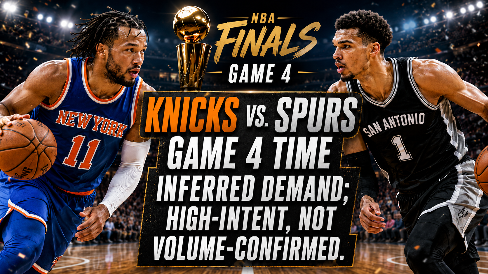 Knicks vs. Spurs Game 4 Time: TV Channel and NBA Finals Schedule
