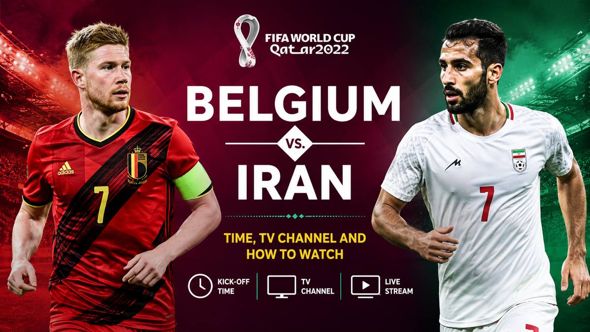 Belgium vs. Iran Time, TV Channel and How to Watch the World Cup Match