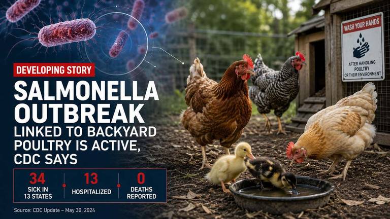Salmonella outbreak linked to backyard poultry is active, CDC says