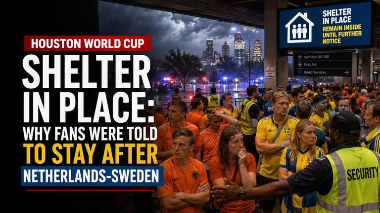 Houston World Cup Shelter in Place: Why Fans Were Told to Stay After Netherlands-Sweden