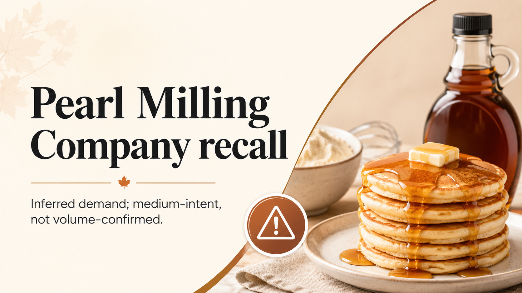Pearl Milling Company Recall: Pancake Mix Pouches Sold in Puerto Rico Have Undeclared Milk and Soy