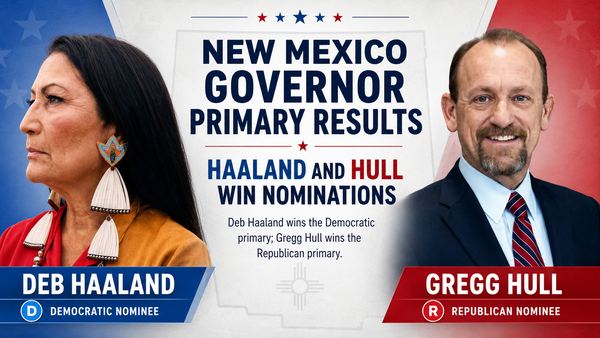 New Mexico Governor Primary Results: Haaland and Hull Win Nominations
