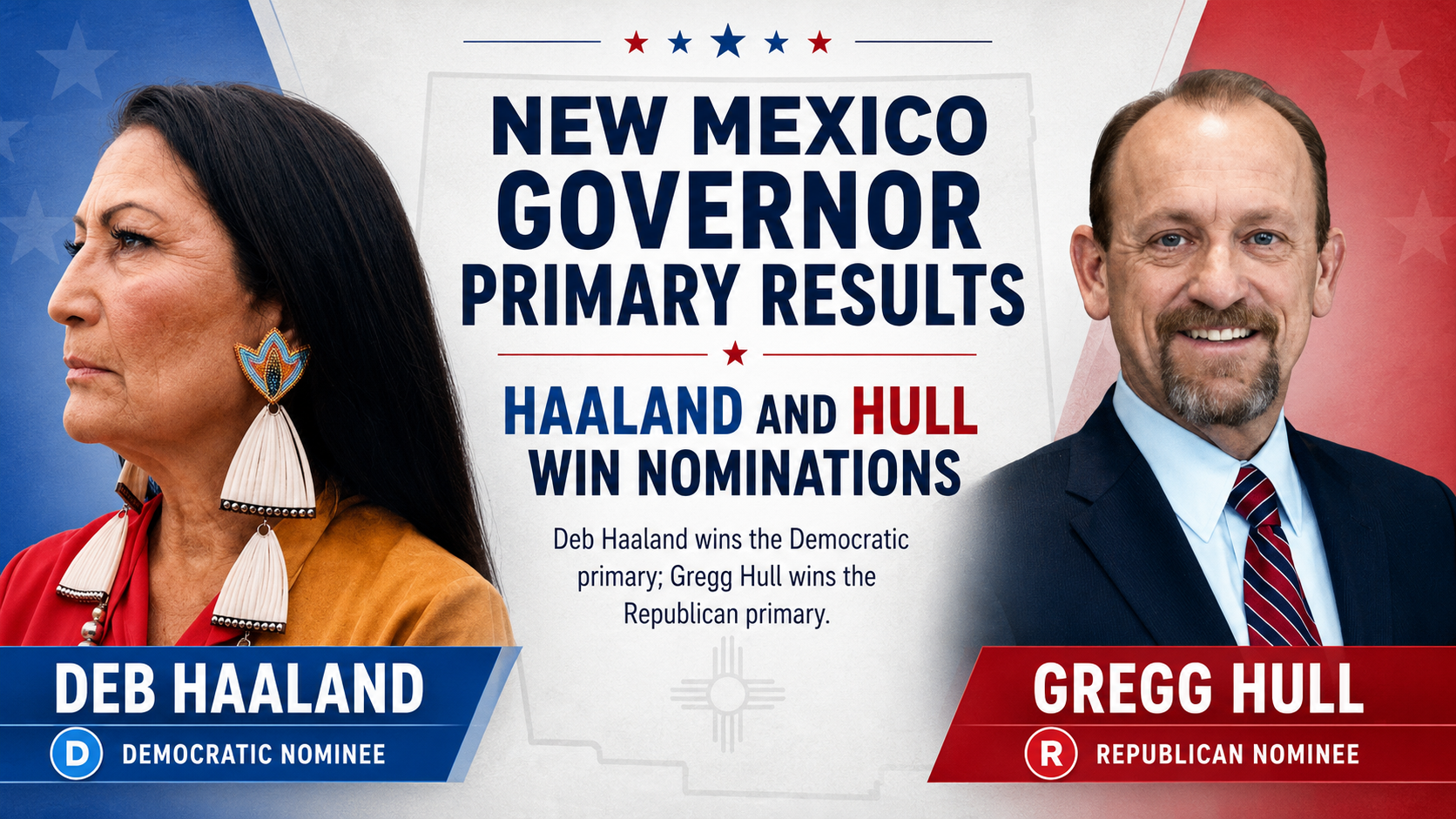 New Mexico Governor Primary Results: Haaland and Hull Win Nominations
