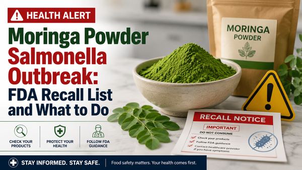 Moringa Powder Salmonella Outbreak: FDA Recall List and What to Do
