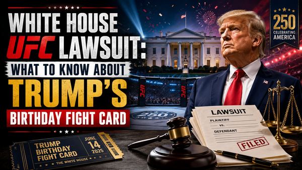White House UFC Lawsuit: What to Know About Trump’s Birthday Fight Card