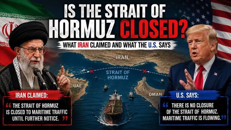 Is the Strait of Hormuz Closed? What Iran Claimed and What the U.S. Says