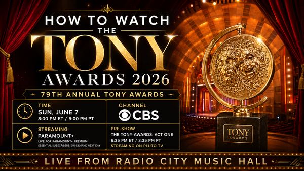 How to Watch the Tony Awards 2026: Time, Channel, Streaming and Pre-Show