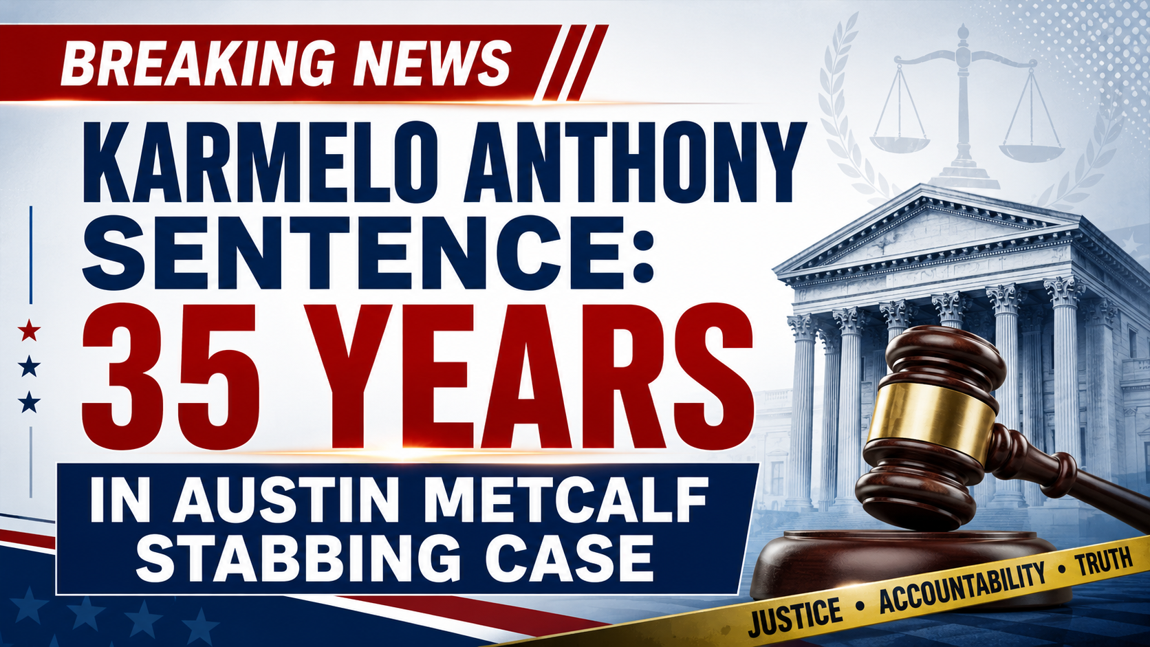 Karmelo Anthony Sentence: 35 Years in Austin Metcalf Stabbing Case