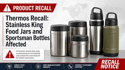 Thermos Recall: Stainless King Food Jars and Sportsman Bottles Affected
