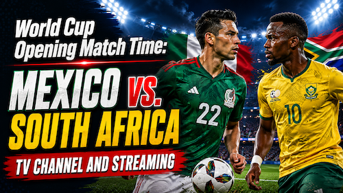 World Cup Opening Match Time: Mexico vs. South Africa TV Channel and Streaming