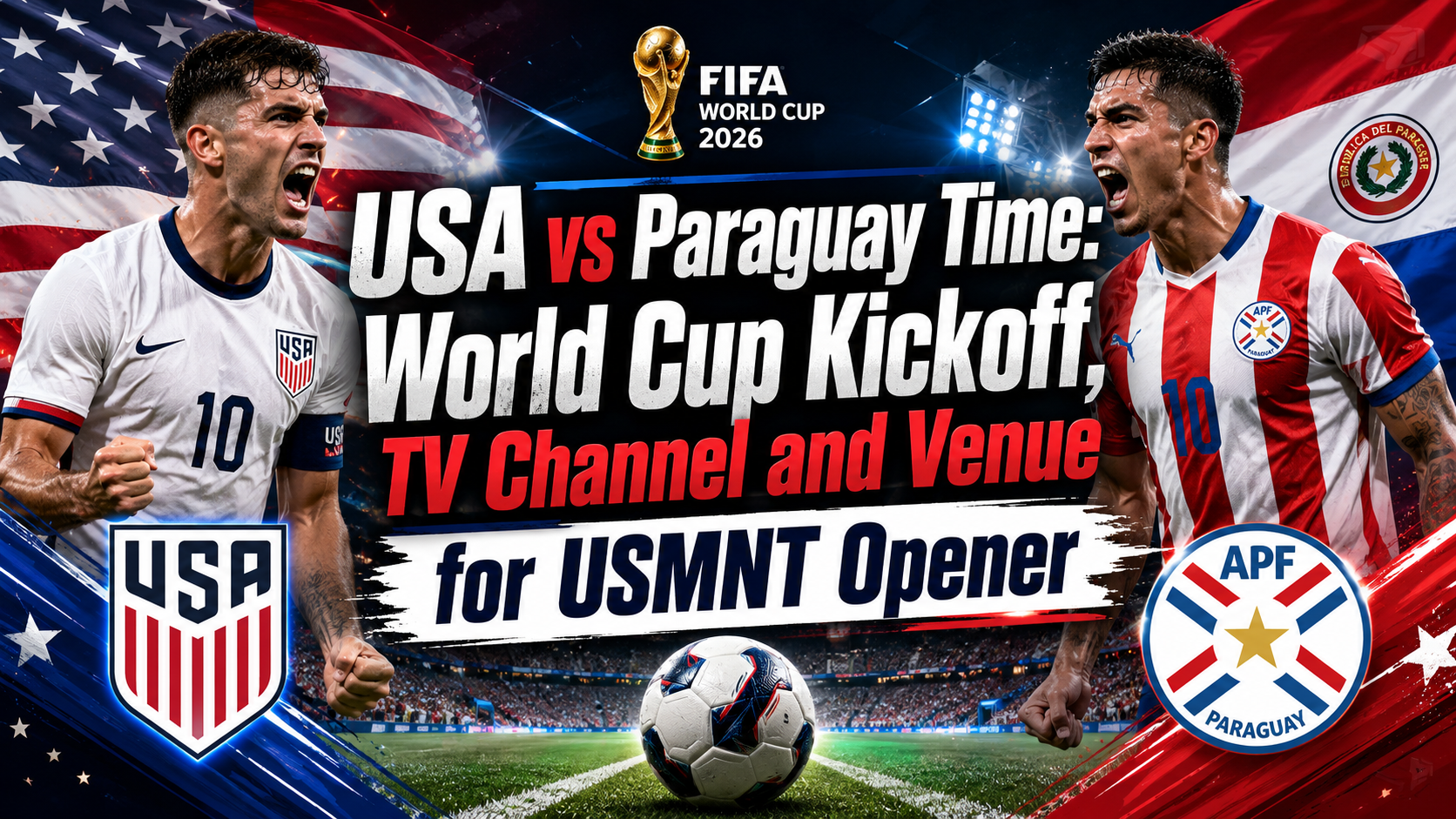 USA vs Paraguay Time: World Cup Kickoff, TV Channel and Venue for USMNT Opener