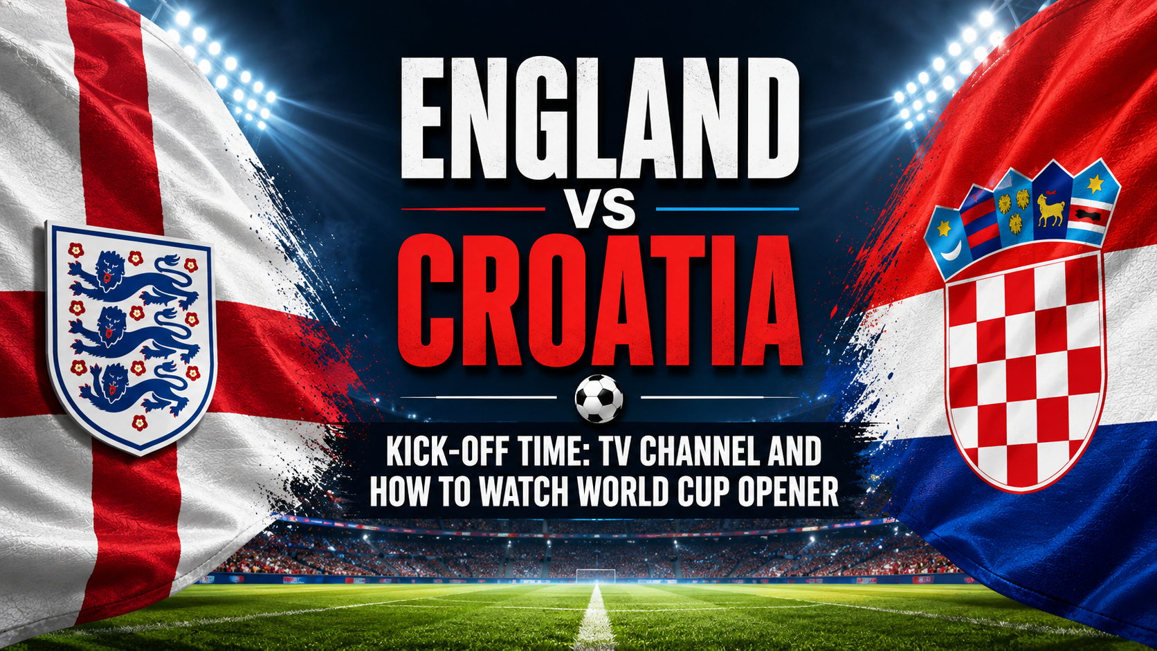 England vs Croatia kick-off time: TV channel and how to watch World Cup opener