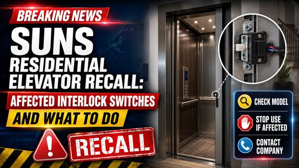 SUNS Residential Elevator Recall: Affected Interlock Switches and What to Do