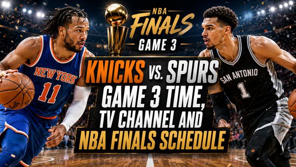 Knicks vs. Spurs Game 3 Time, TV Channel and NBA Finals Schedule
