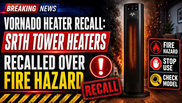 Vornado Heater Recall: SRTH Tower Heaters Recalled Over Fire Hazard