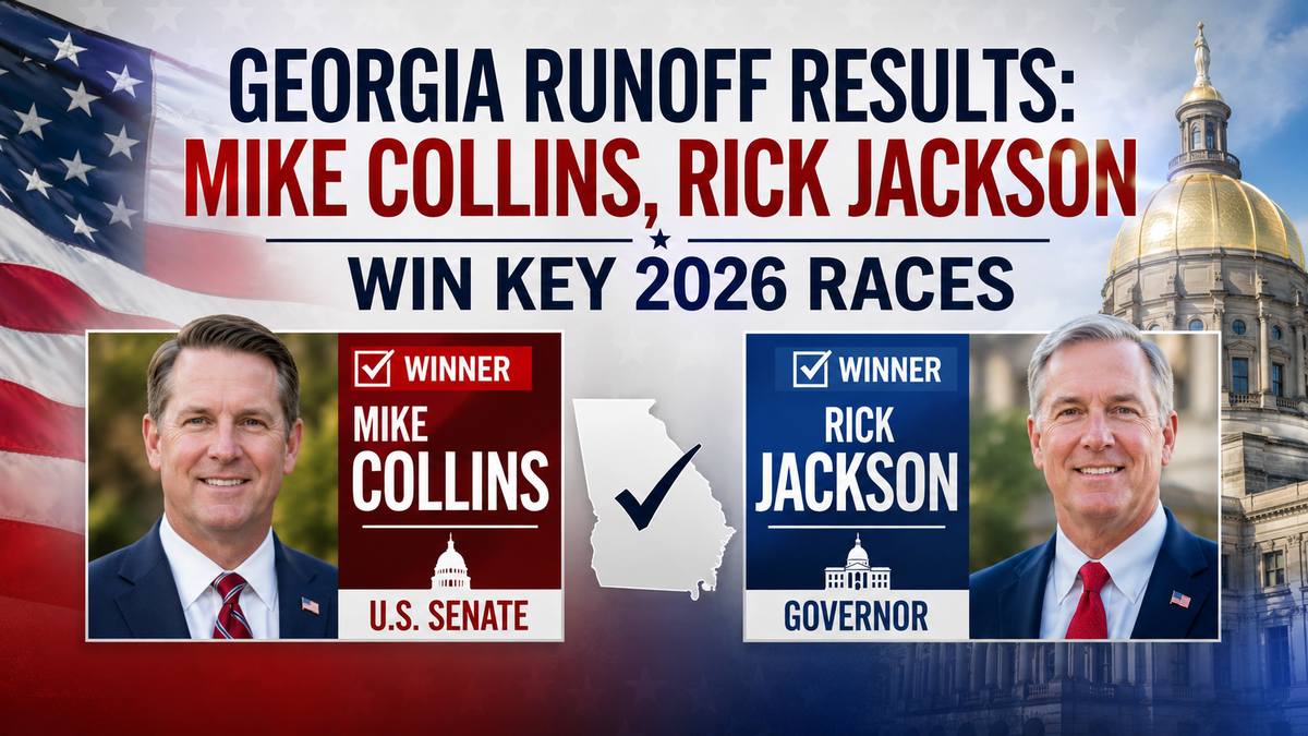 Georgia Runoff Results: Mike Collins, Rick Jackson Win Key 2026 Races