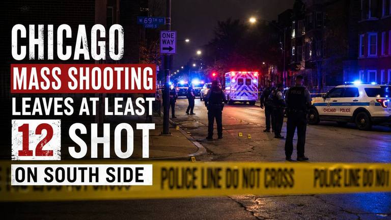 Chicago Mass Shooting Leaves at Least 12 Shot on South Side