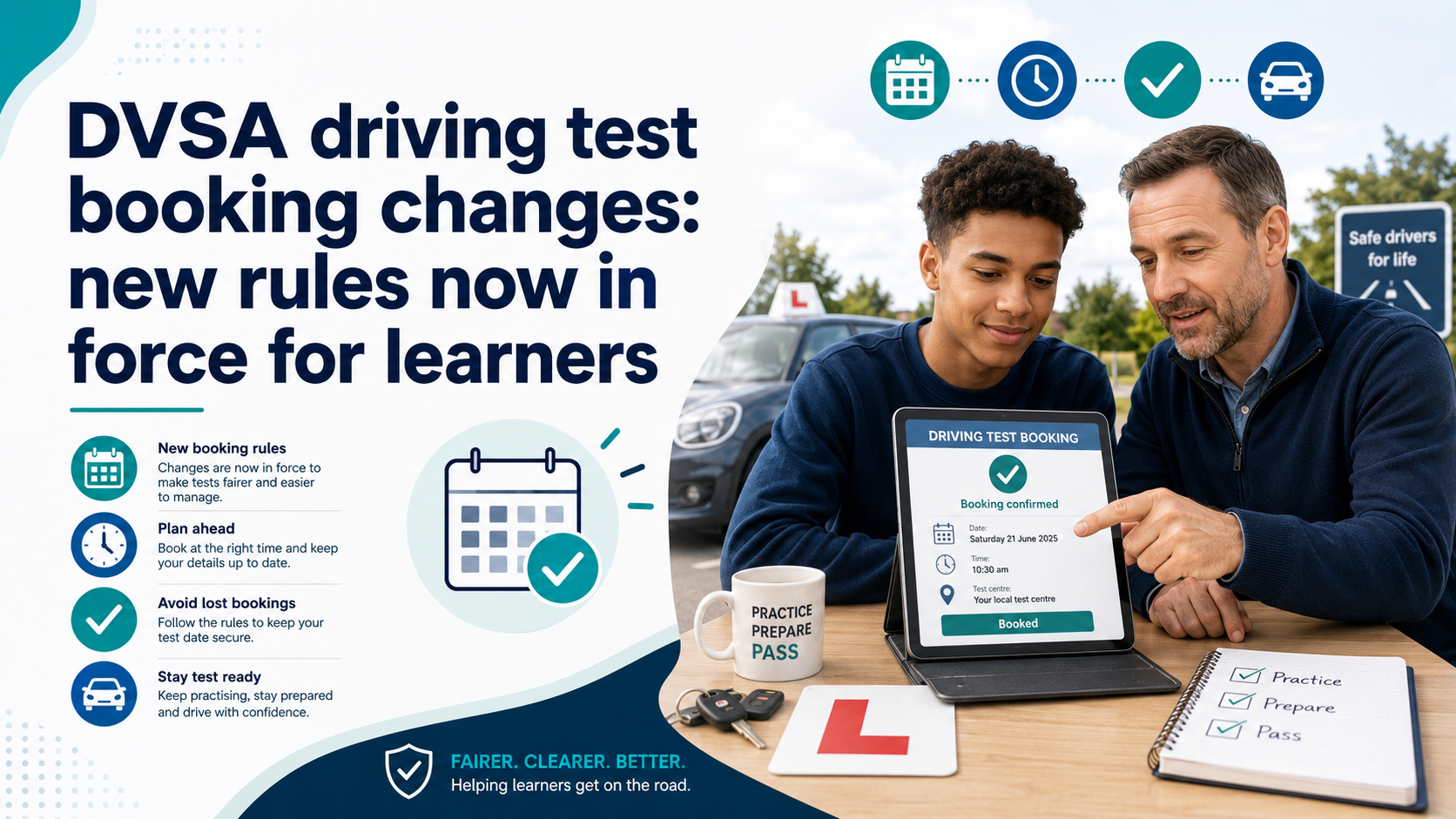 DVSA driving test booking changes: new rules now in force for learners