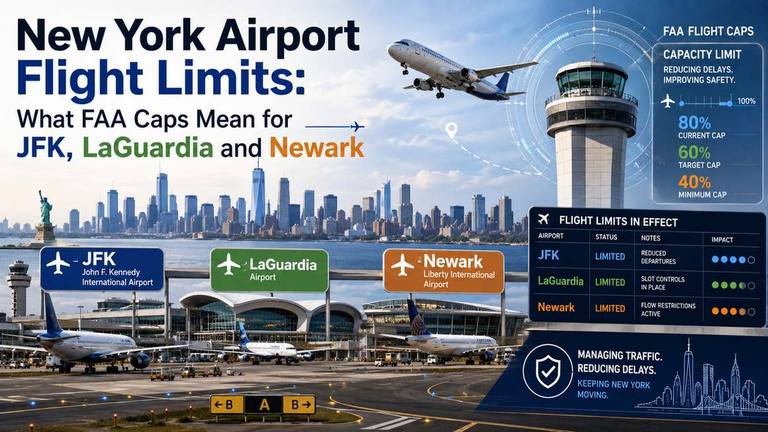 New York Airport Flight Limits: What FAA Caps Mean for JFK, LaGuardia and Newark